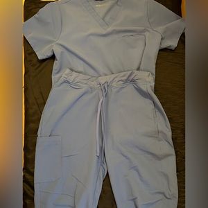 Ceil blue mandala scrub set